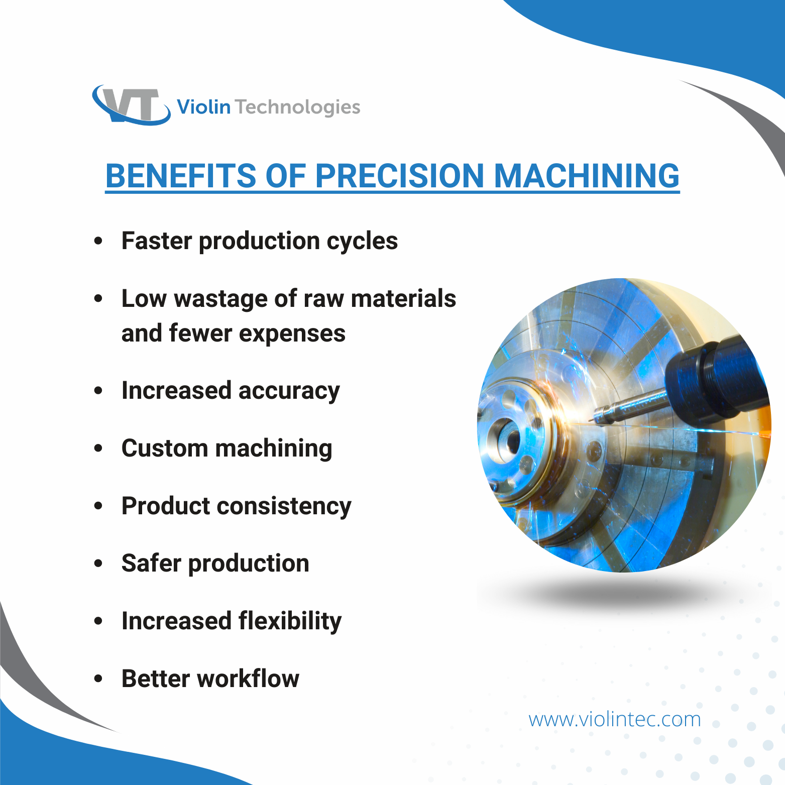 Investing in precision machining |violintec