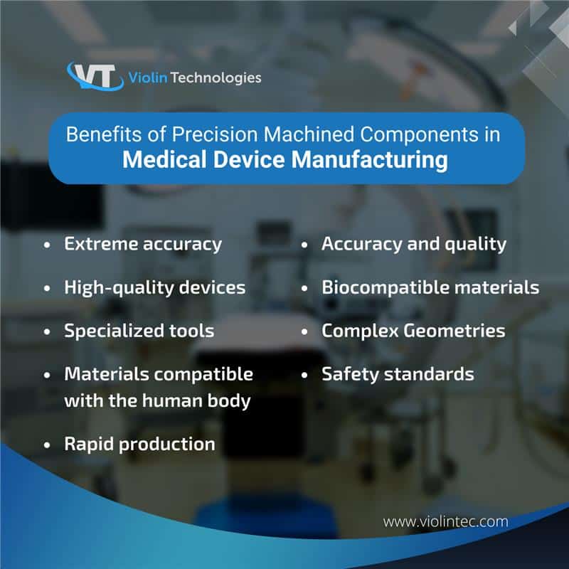 Benefits of precision machined components in medical device manufacturing Benefits of precision machined components in medical device manufacturing