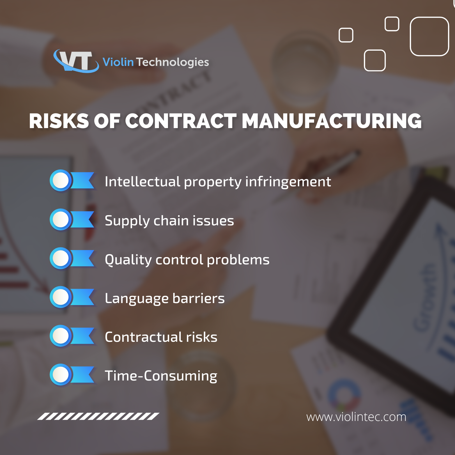 Risks-of-contract-manufacturing Risks-of-contract-manufacturing|Violintec