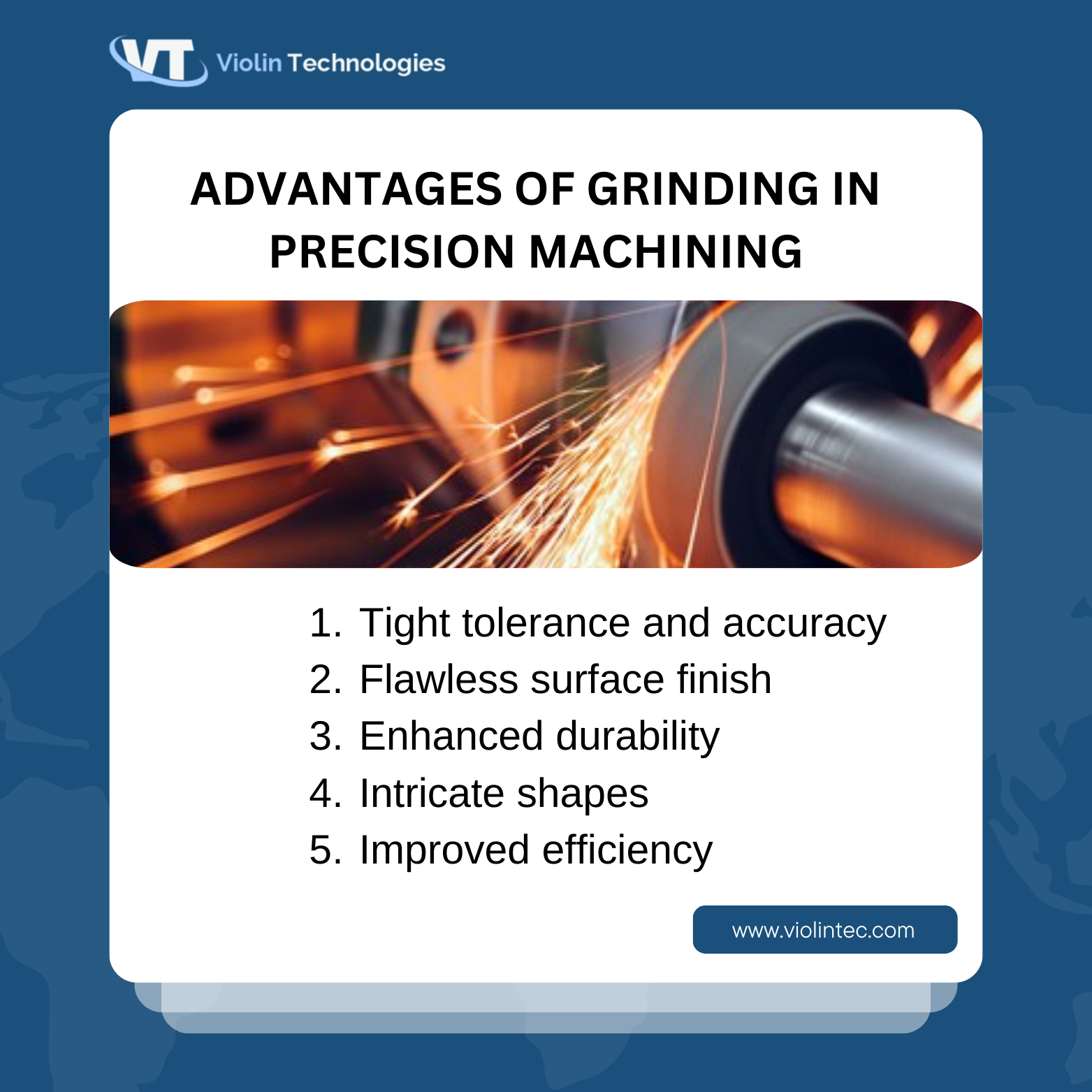 Advantages of grinding in precision machining