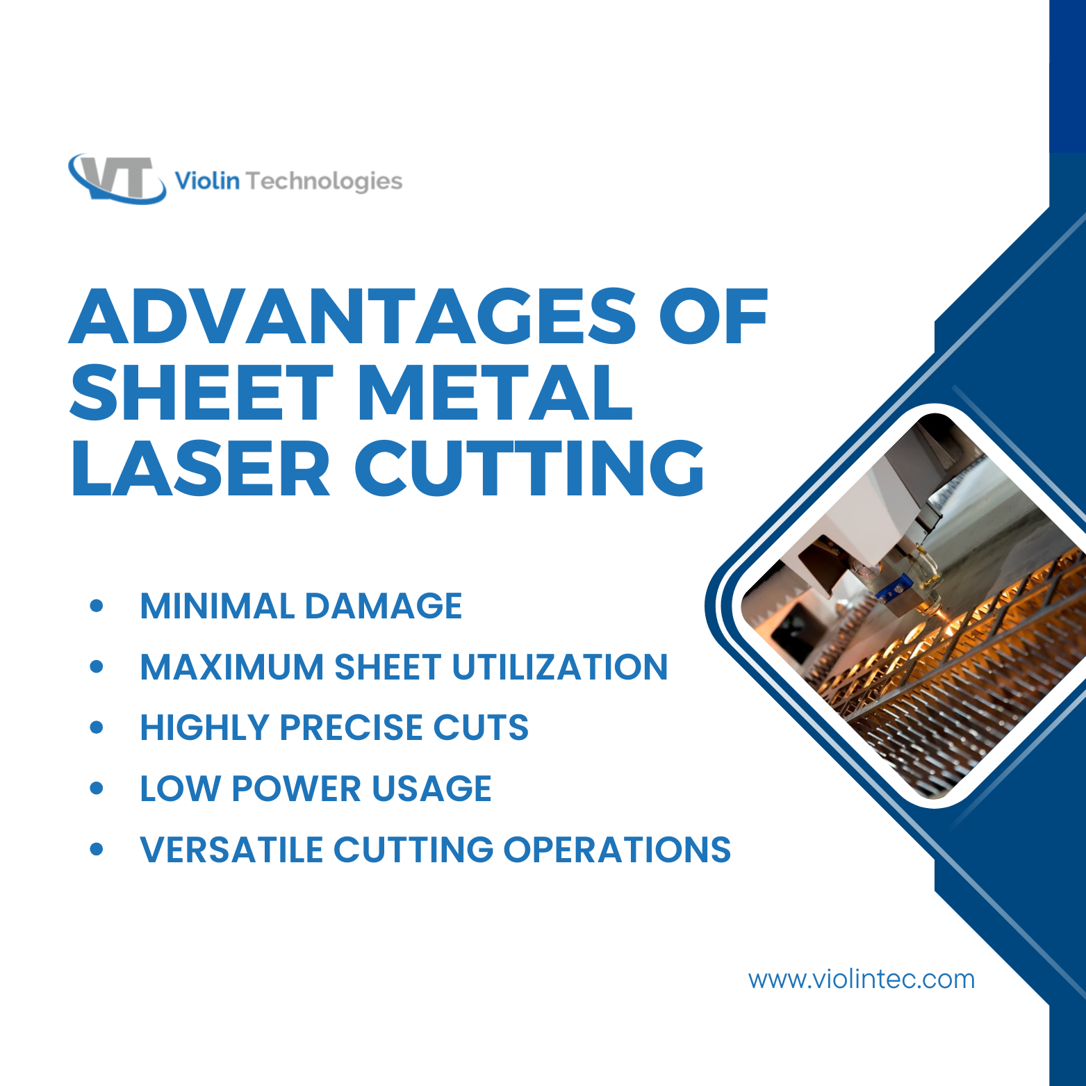 Advantages of sheet metal laser cutting