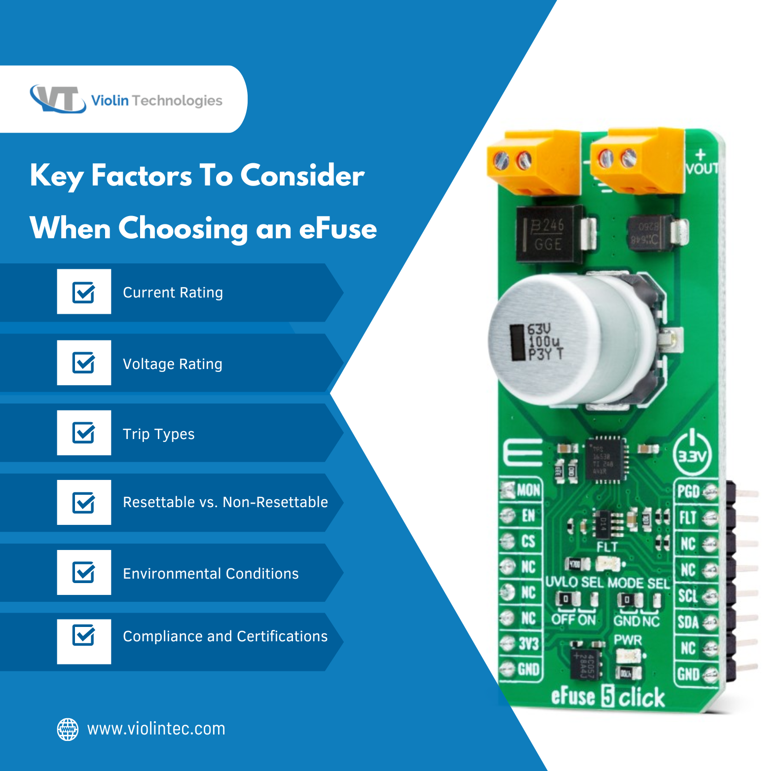 Factors to consider when choosing eFuse