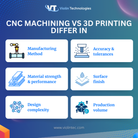 CNC Machining vs 3D Printing: Key Differences Explained